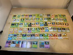 Pokemon Card Lot Commons 60+ Vintage WOTC English, Japanese MP To HP - Image 1