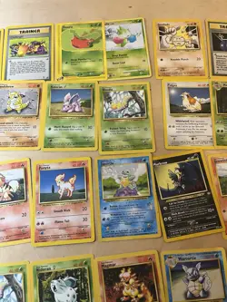 Pokemon Card Lot Commons 60+ Vintage WOTC English, Japanese MP To HP - Image 4