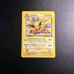 Jolteon 20/64 Jungle Unlimited Pokemon Card Regular Rare Lightly Played LP - Image 1
