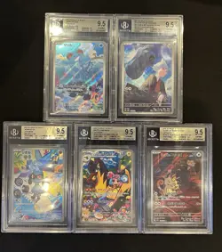 BGS 9.5 Pokemon Card 151 Japanese Ar Art Rare 5Card Set BULK - Image 1