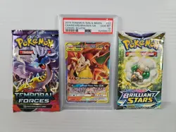 PSA 10 Pokemon Graded Card + SWSH & S&V Booster Packs (2) - Amazing Gift - Image 3