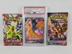 PSA 10 Pokemon Graded Card + SWSH & S&V Booster Packs (2) - Amazing Gift - Image 5