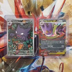 Haunter 027 Promo + Mega Gengar ex 056/094 - Box Fresh - Pokemon Card Lot #820 - Image 1