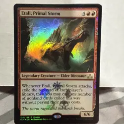 MTG Magic The Gathering Etali, Primal Storm Foil Promo Dinosaur Commander - Image 1