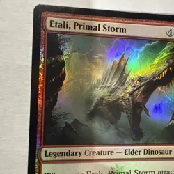 MTG Magic The Gathering Etali, Primal Storm Foil Promo Dinosaur Commander - Image 3