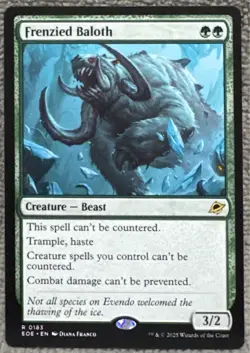 Frenzied Baloth Edge of Eternities Regular 183 Rare MTG - Image 1