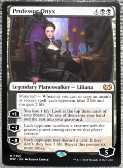 Professor Onyx 153 Commander: Duskmourn: House of Horror Regular MTG - Image 1