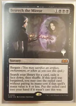 MTG Beseech the Mirror (82p/200) Wilds of Eldraine Promos LP FOIL Magic - Image 1