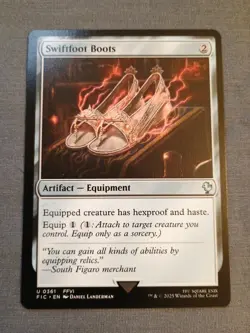 Swiftfoot Boots - 361 - NM - Commander: FINAL FANTASY - MTG - Image 1