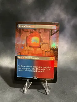 Steam Vents (Borderless) Ravnica: Clue Edition Foil - Image 1