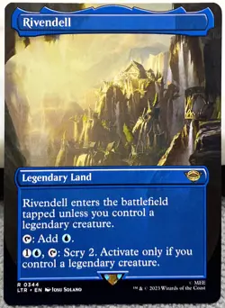 MTG Rivendell 0344 Borderless Lord of the Rings: Tales of Middle-earth MTG - Image 1