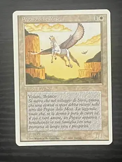 Magic MTG Italian Revised Mesa Pegasus Artist Proof Near Mint - Only 50 Exist! - Image 1