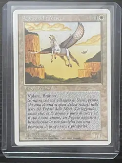 Magic MTG Italian Revised Mesa Pegasus Artist Proof Near Mint - Only 50 Exist! - Image 3