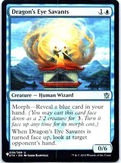 #38 Dragon's Eye Savants The List Reprints Uncommon - Image 1