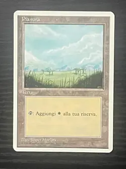 Magic MTG Italian Revised Plains Artist Proof Near Mint - Only 50 Exist! - Image 1