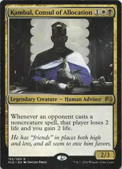 Kambal, Consul of Allocation R Kaladesh 183 - LP MTG - Image 1