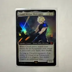 Cloud, Midgar Mercenary (Extended Art) Final Fantasy Foil - Image 1