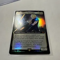 Cloud, Midgar Mercenary (Extended Art) Final Fantasy Foil - Image 2