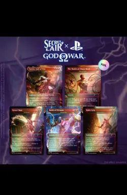 MTG Secret Lair Playstation Foil PRESALE God of War: Greek Confirmed Order - Image 1