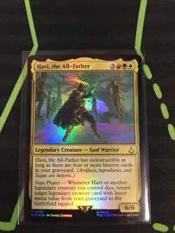 MTG Magic The Gathering Havi, The All-Father Foil ACR Rare God Naya Commander - Image 1