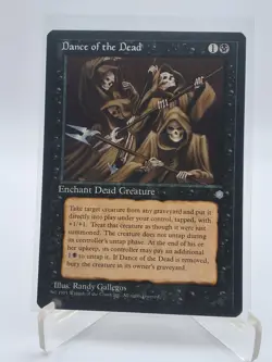 DANCE OF THE DEAD 1995 ICE AGE Magic: the Gathering "never played" VINTAGE mint - Image 1