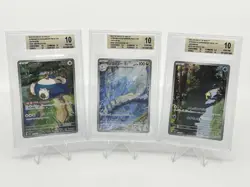 BGS 10 Pokemon Card 151 Japanese Dragonair Psyduck Snorlax Art Rare 3Card Set AR - Image 1