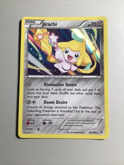 Jirachi 42/108 Roaring Skies Holo Rare MP (Small Crimp) (Check Pics) Pokemon Tcg - Image 1
