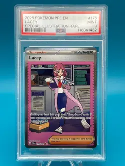 PSA 9 Lacey Special Illustration Rare 175/131 - Pokemon Prismatic Evolutions - Image 1