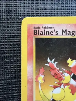Pokemon TCG Blaine's Magmar Gym Heroes 37/132 Unlimited Regular Uncommon MP - Image 2