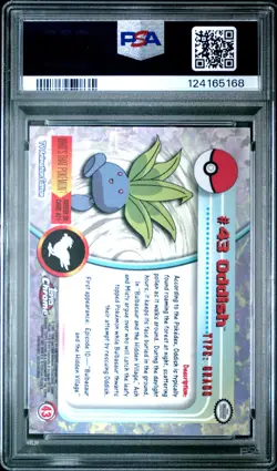 2000 TOPPS CHROME POKEMON T.V. #43 ODDISH PSA 10 - Image 2
