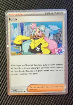Iono 185/193 Cosmos Holo Stamped Promo Pokemon TCG - Image 1