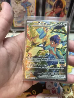 Pokemon Hop's Zacian ex 186/159 Journey Together SIR Near Mint NM - Image 1