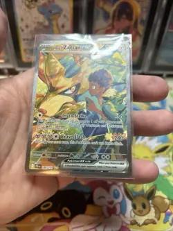 Pokemon Hop's Zacian ex 186/159 Journey Together SIR Near Mint NM - Image 4