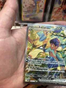Pokemon Hop's Zacian ex 186/159 Journey Together SIR Near Mint NM - Image 5