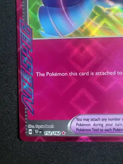 Pokemon TCG Hero's Cape 152/162 Temporal Forces Ace Spec Rare Holo Near Mint - Image 5