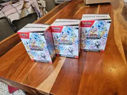 3x Pokemon TCG Prismatic Evolutions Booster Bundle -New Factory Sealed 18 packs - Image 1