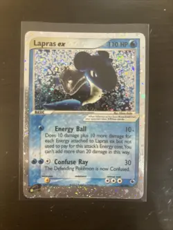 Pokemon TCG · Lapras ex 99/109 · Holo Rare · EX Ruby & Sapphire (2003) EX - Image 1