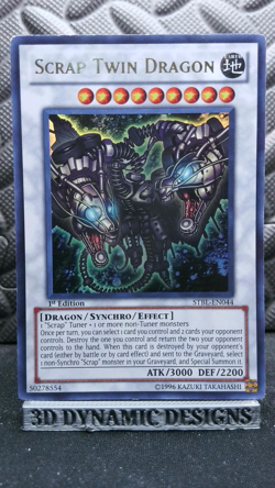 | Yugioh Scrap Twin Dragon STBL-EN044 1st Edition Ultra Rare VLP 🔥 | - Image 1