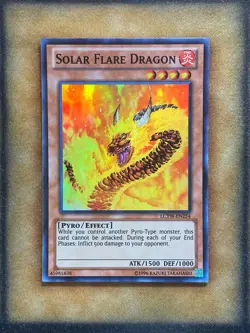 Yugioh Solar Flare Dragon LCYW-EN254 Super Rare NM - Image 1