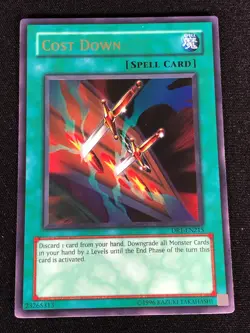 Yugioh Cost Down DR1-EN215 Ultra (LP) - Image 1