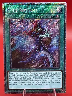 Soul Servant (Platinum Secret Rare) RA03-EN271 Quarter Century Bonanza 1st... - Image 1