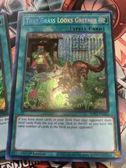 3x That Grass Looks Greener 1st Edition Secret Rare RA03-EN063 Yu-Gi-Oh! - Image 4