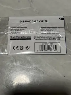 Yveltal 087/132 EB Games Promo Card Exculsive Sealed (Fresh) - Image 4