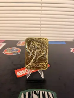 Yu-Gi-Oh! Limited Edition 24k Gold Plated Black Luster Soldier Metal Card - Image 1