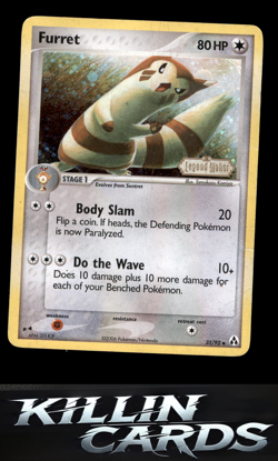 Furret 33/92 Pokemon Uncommon Legend Maker Card DM - Image 1
