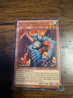 BP03-EN058 Koa'ki Meiru Doom Rare 1st Edition Mint YuGiOh Card - Image 1