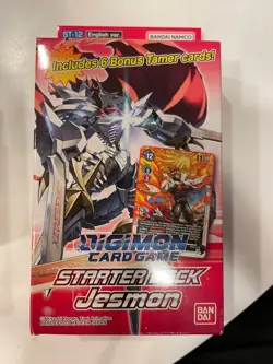 Digimon Card Game Starter Deck ST-12 Jesmon (NO PROMO TAMER CARDS) - Image 1