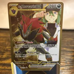 N's Zoroark ex 189/159 Sv09: Journey Together Holo NM Pokemon Card TCG - Image 3