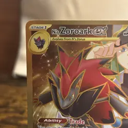 N's Zoroark ex 189/159 Sv09: Journey Together Holo NM Pokemon Card TCG - Image 4