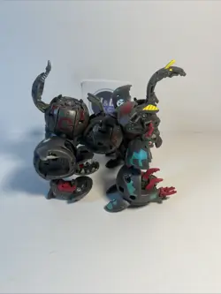 Bakugan Battle Brawlers Pyrus Maxus Helios 7 In 1 Completed With Card RARE SET - Image 4